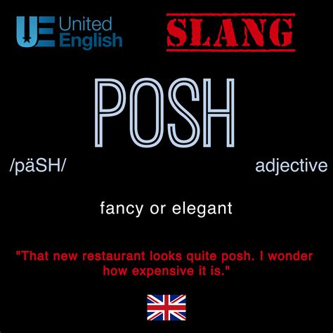 posh british meaning.